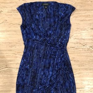 Lauren Blue Sheath Dress Sz 2